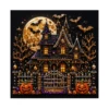 ZZC0847 Halloween Gothic House Pearl Painting