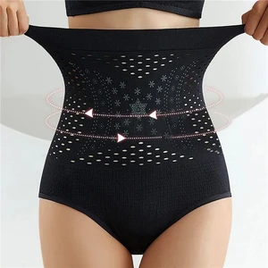 Female Tummy Shaping Medium Control Nylon Woven Seamless Breathable Thin Underwear Waist Girdle Butt Lifter Slimming Pants