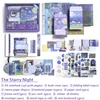 The starry night-blue