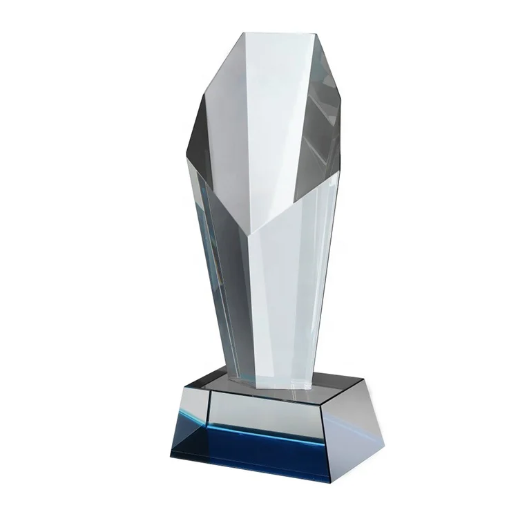 
 MH-JB134 ручной работы на заказ с логотипом бренда с украшением в виде кристаллов columm трофей стеклянная награда трофей  