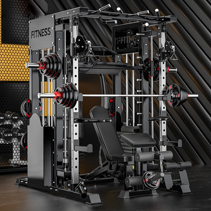 ウエイトトレーニング Smith and Cross over Home Gym Smith Machine - Comprehensive Weightlifting Training
