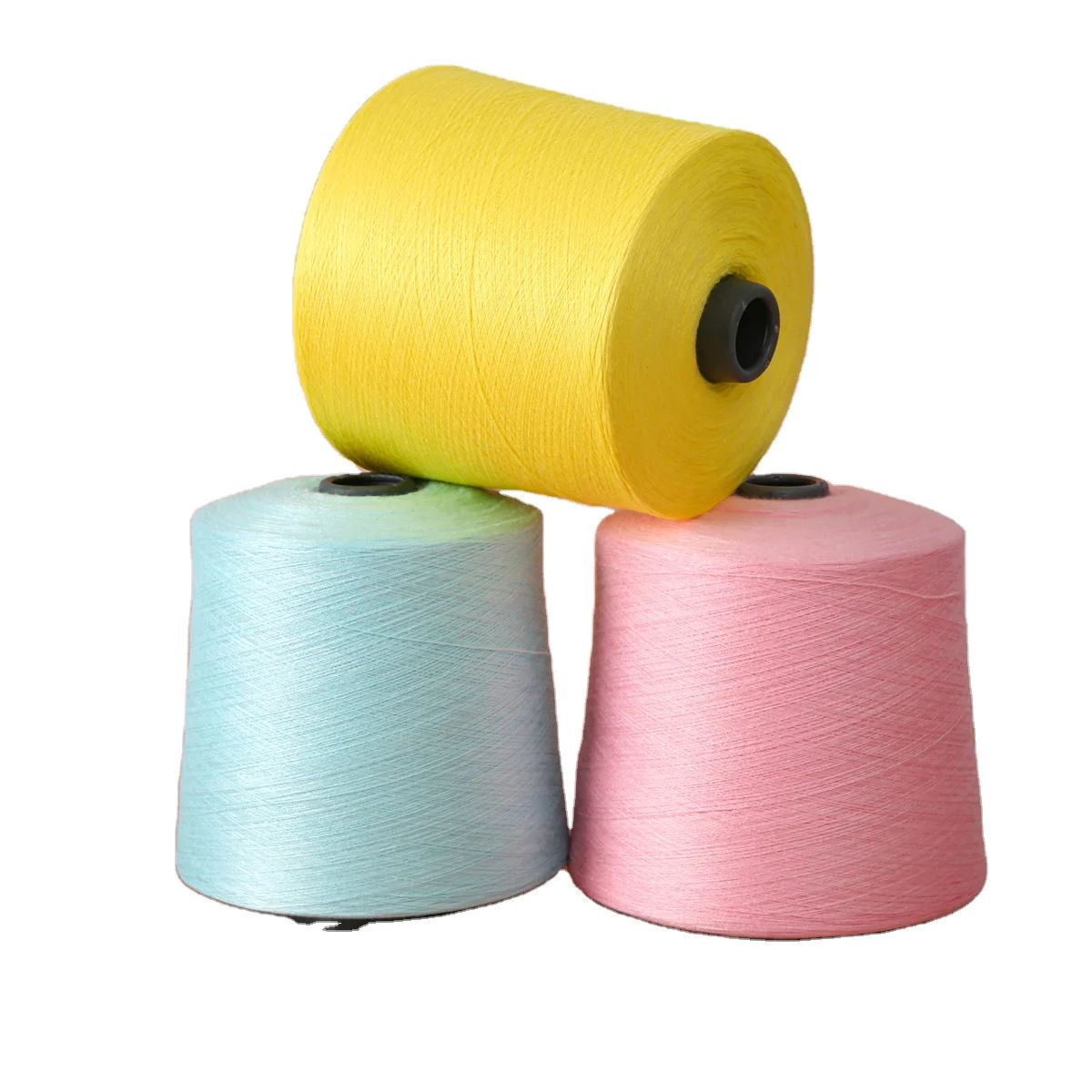 High Quality 28S/2 Viscose Nylon PBT Core Spun Yarn For Knitting  Professional Application In All