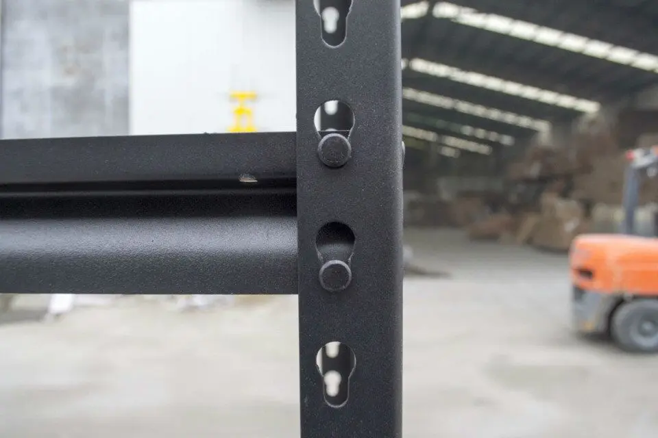 JD 5 Layer Shelving Importer  Bolt Free Steel  Angle Post  Rack Withl Wooden Boards  Iron Angle Steel Post Light Duty Muscle