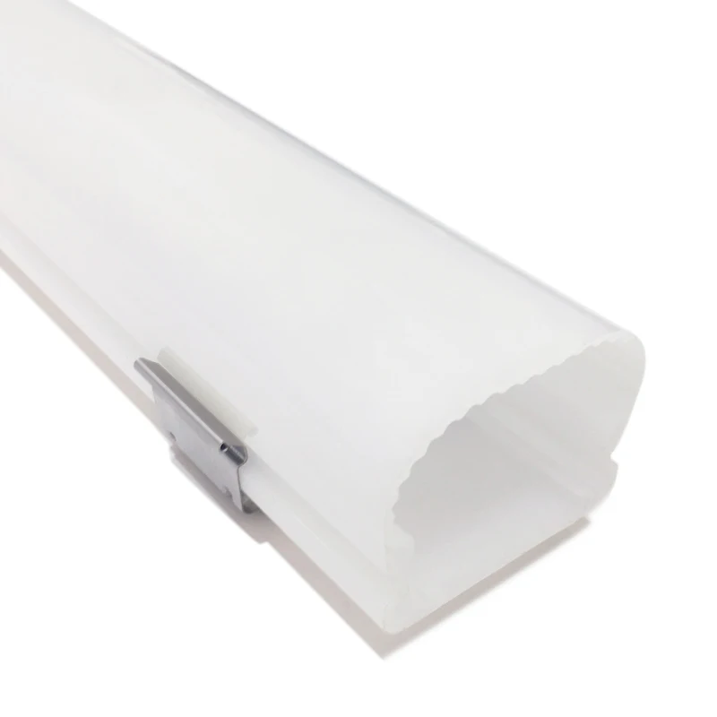 Экструдированный пластиковый профиль прозрачная пластиковая Светодиодная лента светорассеиватель крышка