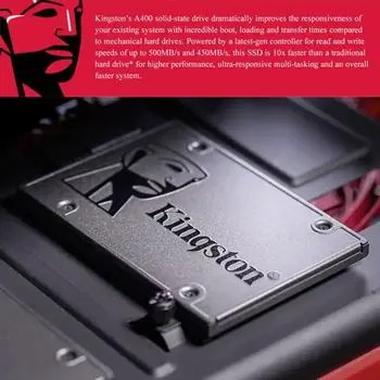 Kingston A400 SATA SSD High Performance Storage Solutions