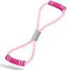Double pink figure-eight resistance band (OPP packaging)