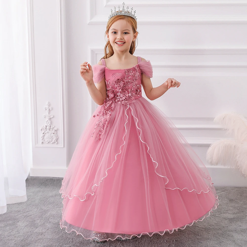 Long frock little girl online