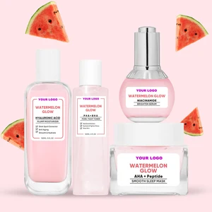 Refreshing Watermelon & Collagen Brightening Day Set Moisturizing Soothing & Firming Antioxidant Protection Skin Care Solution