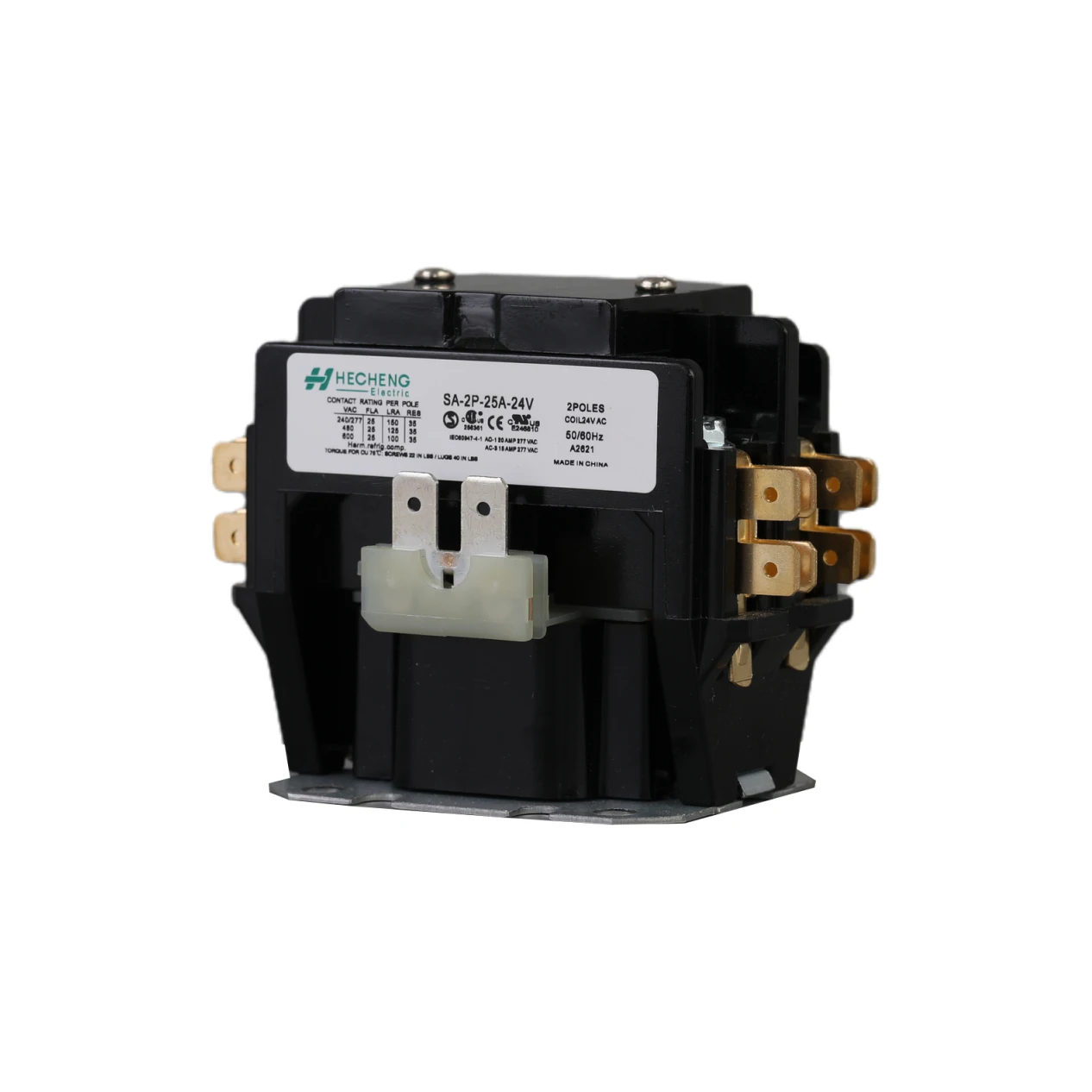 1P 1.5P 2P 3P 4P HVAC Magnetic AC Contactor 20A 25A 30A 40A 60A 90A 24V Air Conditioning Contactor