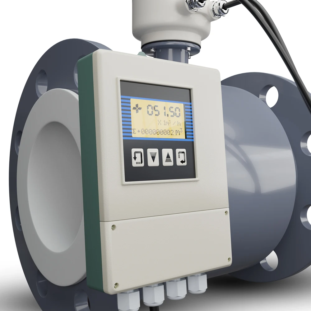 Remote Display Type Liquid Caudalimetro Flowmeter RS485 Water Electromagnetic Flow Meter