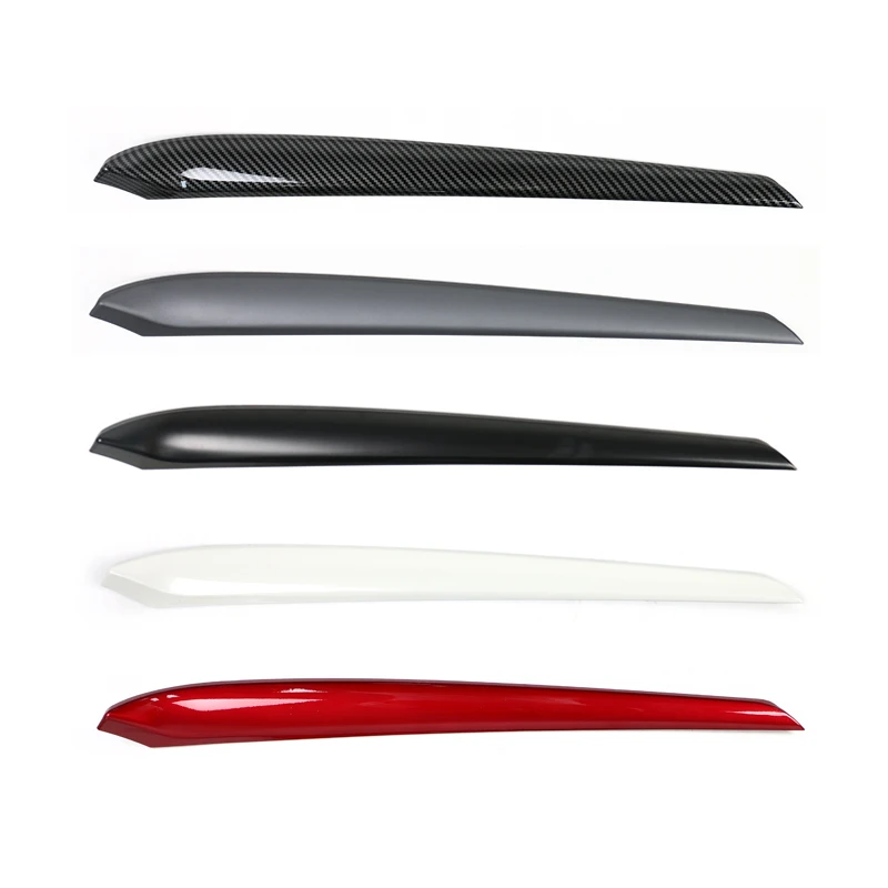 テスラ カーボンスタイル ABS 車インナーフロント/リアドア