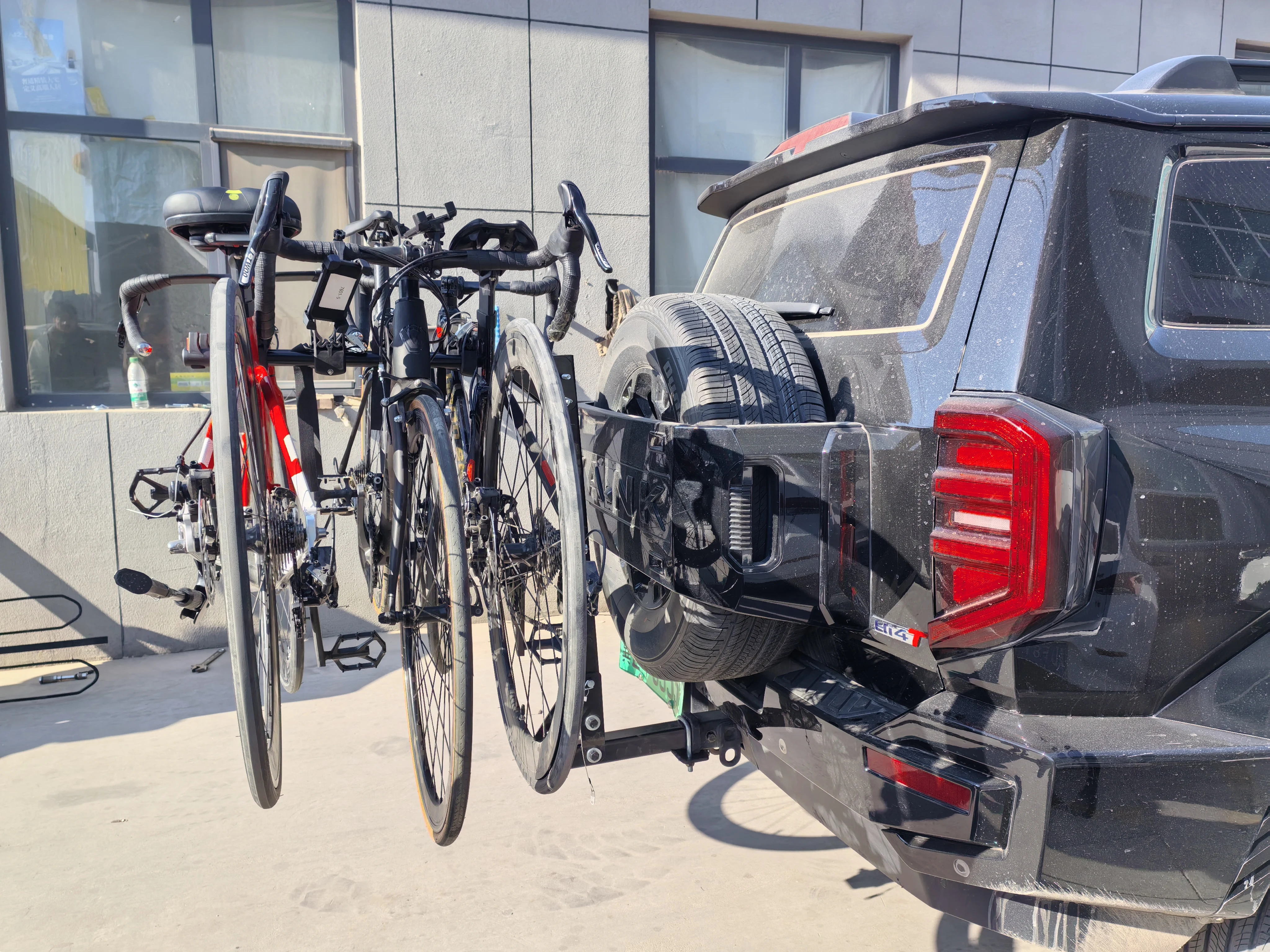 Foldable 4-Bike Hitch Mount Bicycle Carrier Rack for Car, or SUV in Kenya