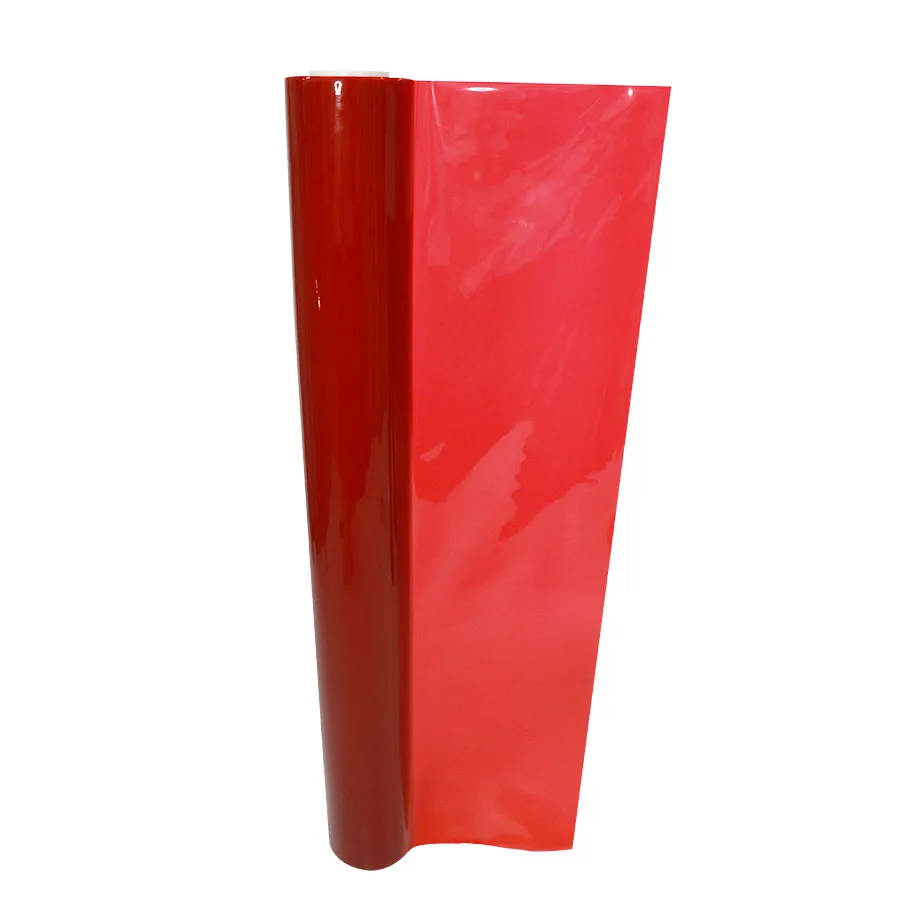 Custom Transparent Colored PVC Film Sheet Rolls Guangzhou Transparent Headlight Tint PVC Plastic Rolls Stretch Film for Ties for