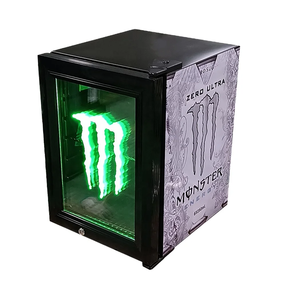 う*☆様 Monster Energy 冷蔵庫 LED照明付き MONSTER-ENERGY-冷蔵庫新品‼️