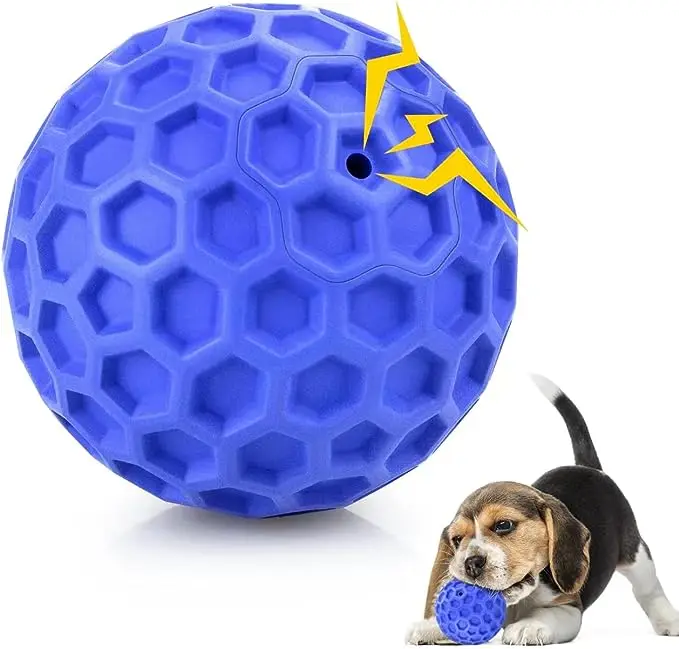Wholesale Non-Toxic Thickened Rubber Dog Ball Durable Squeaky