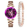 Orologio+bracciale viola