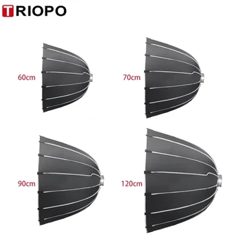 TRIOPO KP2-120 KP2 120cm Portable Quick Release Deep Parabolic Softbox Bowens Mount With Grid Photography Studio Video Flash product image