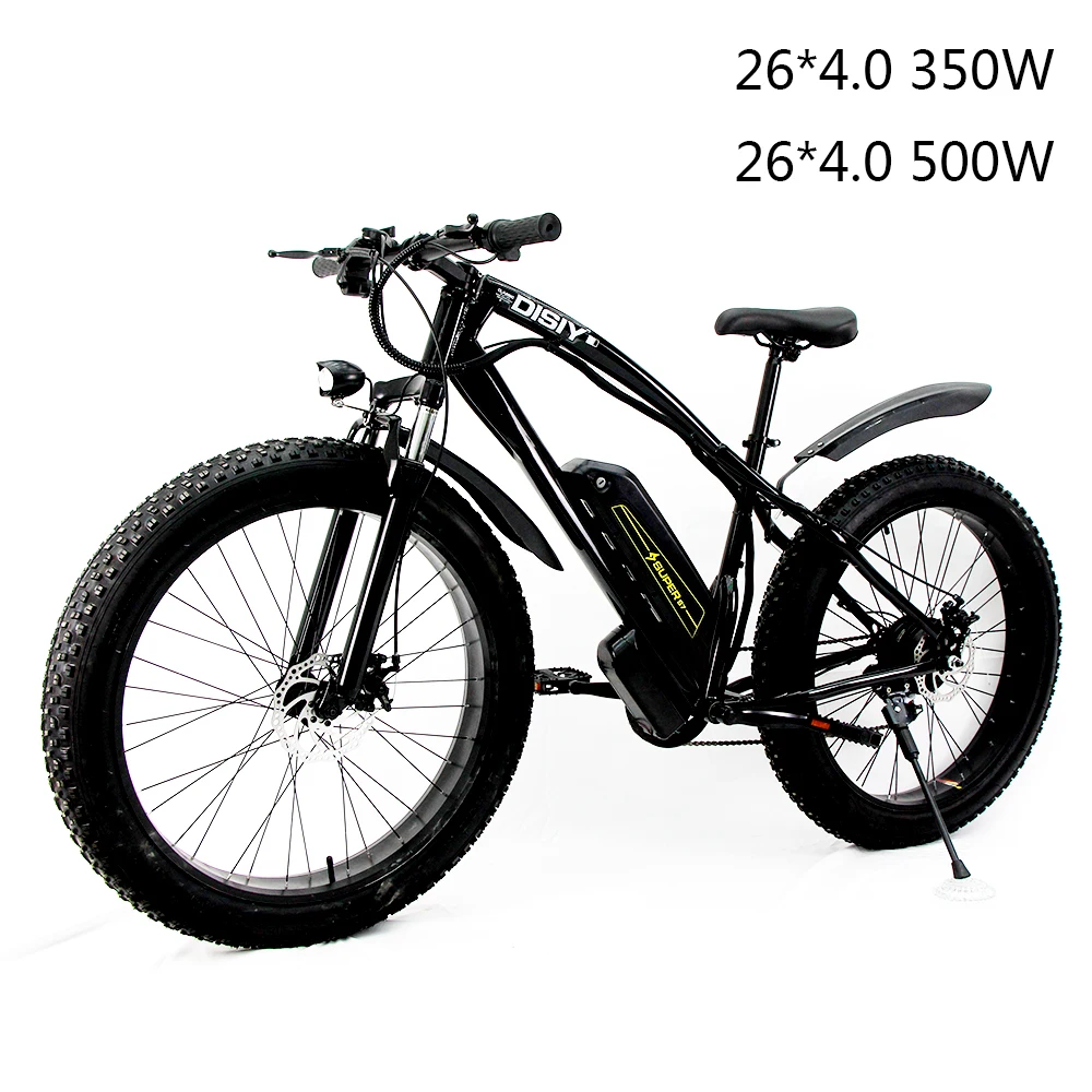 0雪地脂肪輪胎越野電動自行車 - buy 48v 350w 26 inch fat tire