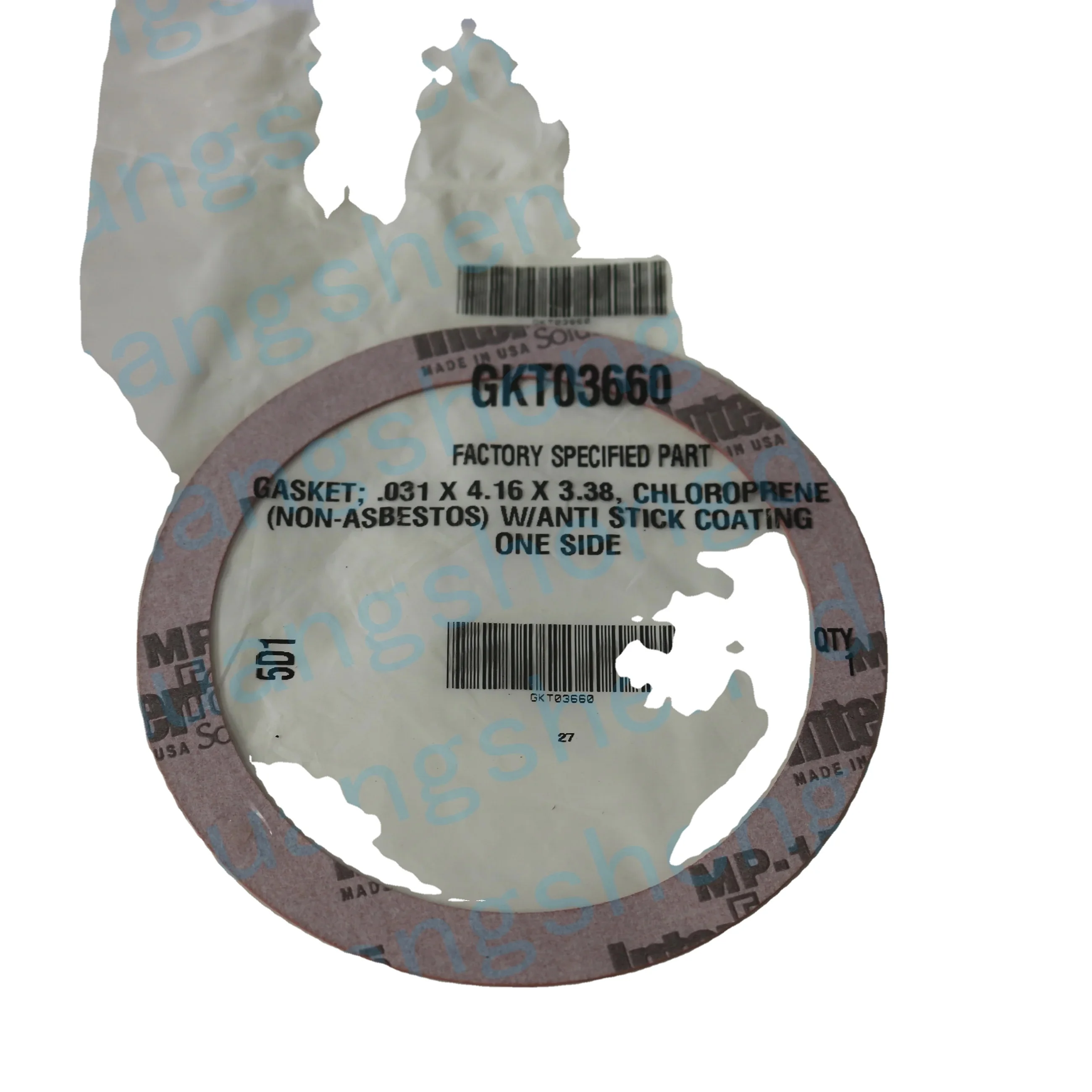 kj0315出品 Trane Chiller Spare Parts GKT03660 Gasket - 1 Year Warranty