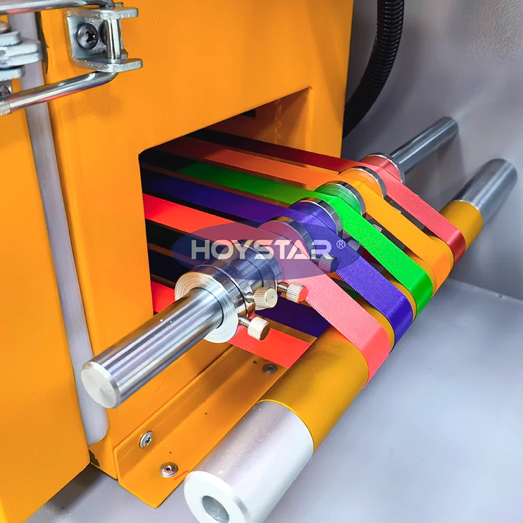 Full color satin label printing machine ribbon screen printer impresora textil para rollo de algodon impresora cinta de poliste