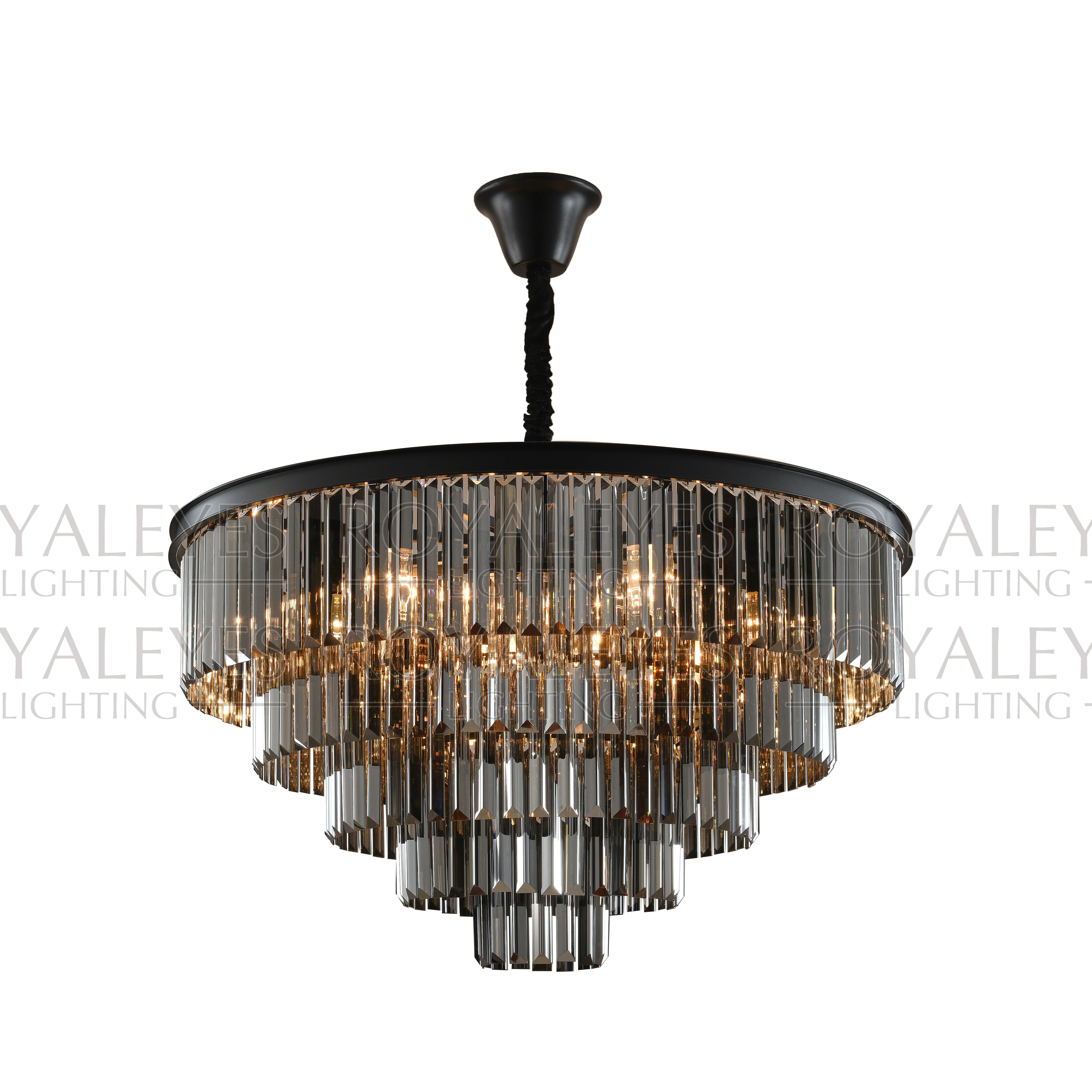 gemma helix crystal chandelier