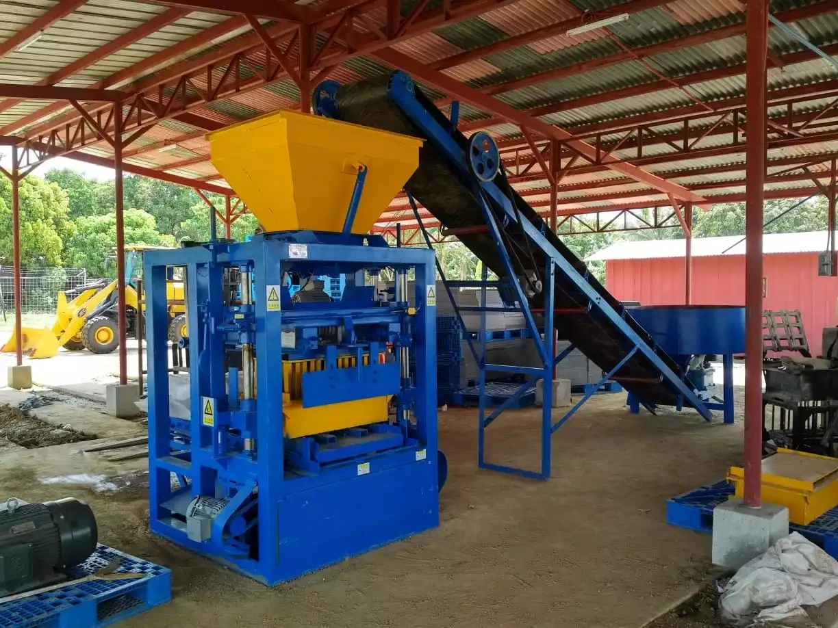 Popular Qt4-24  Parpaing Pavement Brick Making Machine for Sale