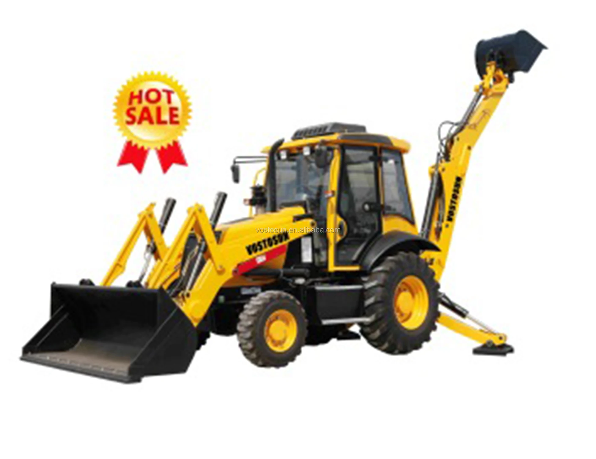 Aolite With Diesel 4x4 Front Backhoe Loader