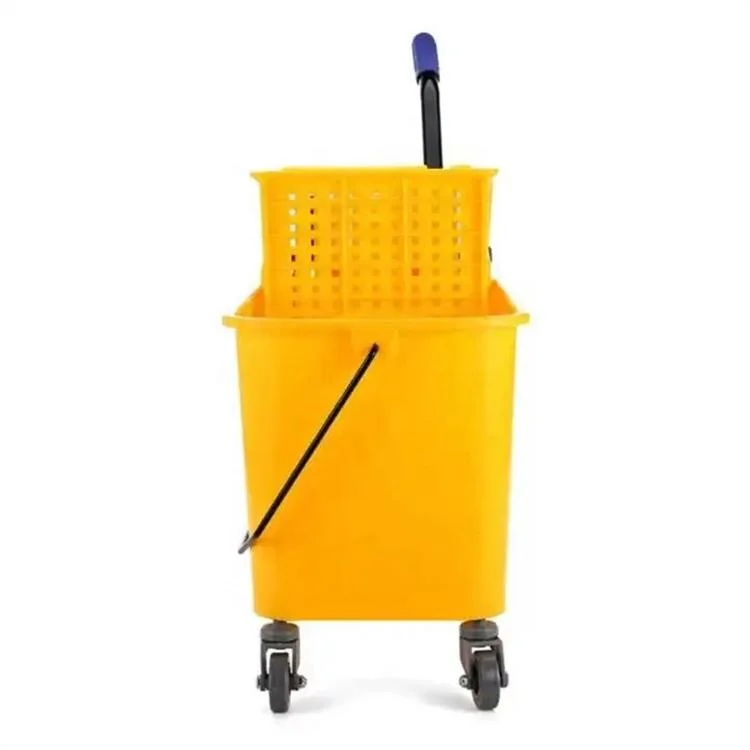 Wholesale Plastic Squeezer Cart Commercial Mop Bucket Wringer Floor