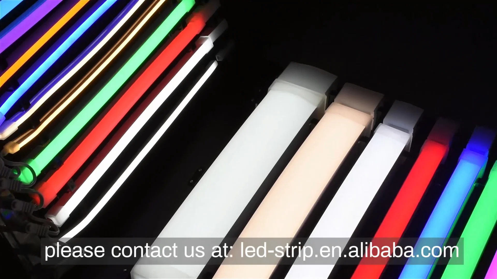 Custom Flex Waterproof Outdoor Led Rgb Strip Side Bend Flex Neon Sign