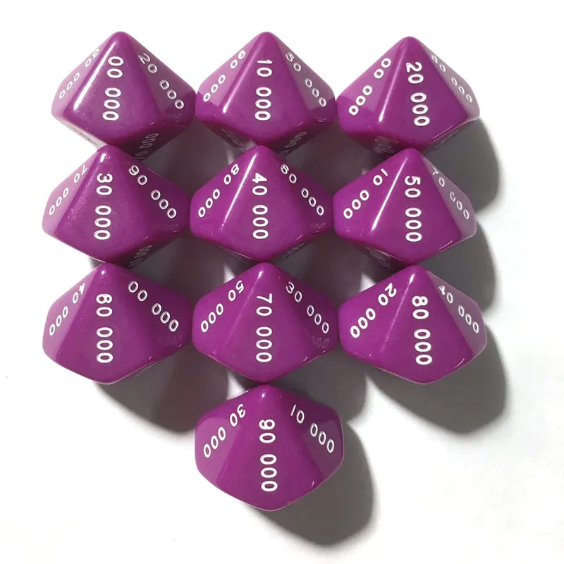 Dado Poliedrico Da 100 Facce (D100) &ndash; Enorme E Morbido, 45 Mm, Colore Viola Intenso &ndash; Perfetto Per Giocatori Di Ruolo E Collezionisti
