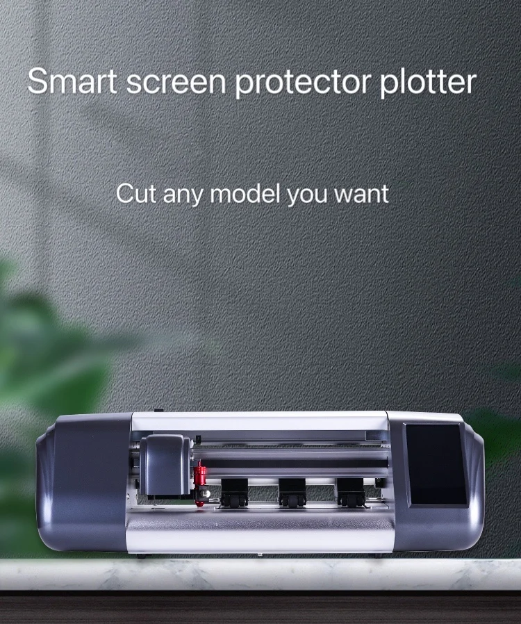 Новая Мобильная машина для резки кожи Гидрогелевая пленка телефона аппарат изготовления керамических защитных