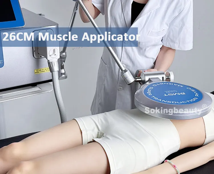 Newest Machines Emfieldpro Physio Magnetic Vertical Dual Channel Magneto Therapy 7 Tesla Three Applicators Option for Pain