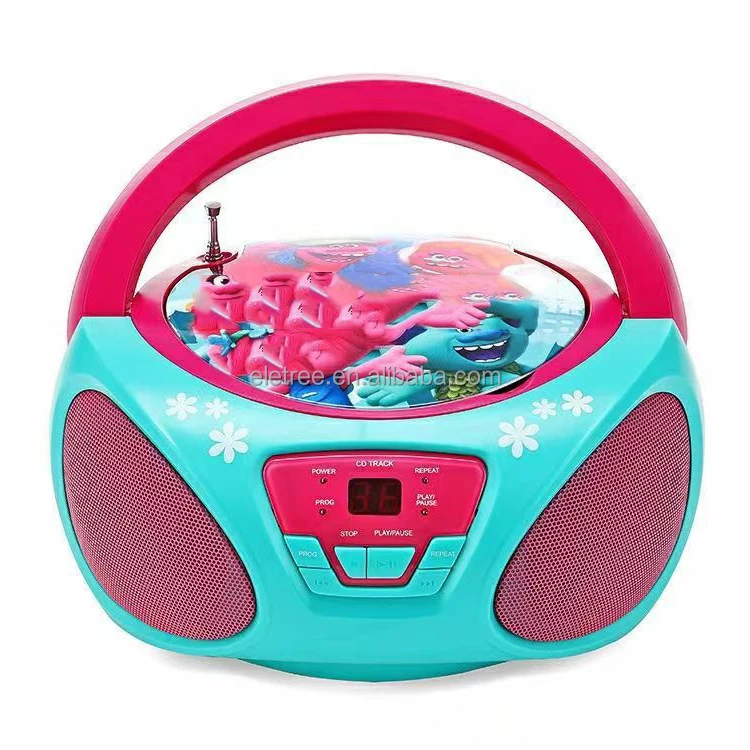 Home Portable Stylish Compatible Multi Function DAB+ FM Betriebene Tragbare Cd-Player Solar Powered Cd Player With Speakers