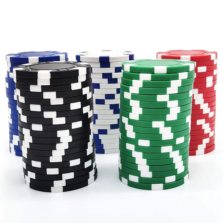 Wholesale Factory Direct Casino Quality Strip Poker Chips Customized Fonts Poker Chips Custom