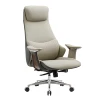 High-backed chair-Genuine leather