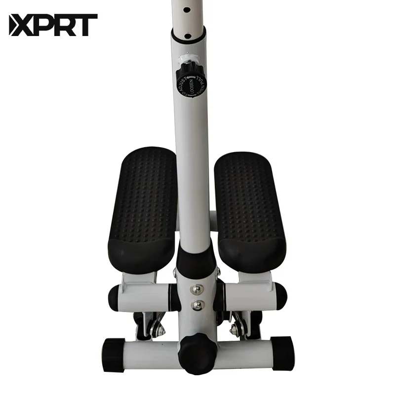 Mini Indoor Aerobic Fitness Exercise Machine Steel and ABS Mini Twist Stair Steppers with Resistance Gym Handle Included