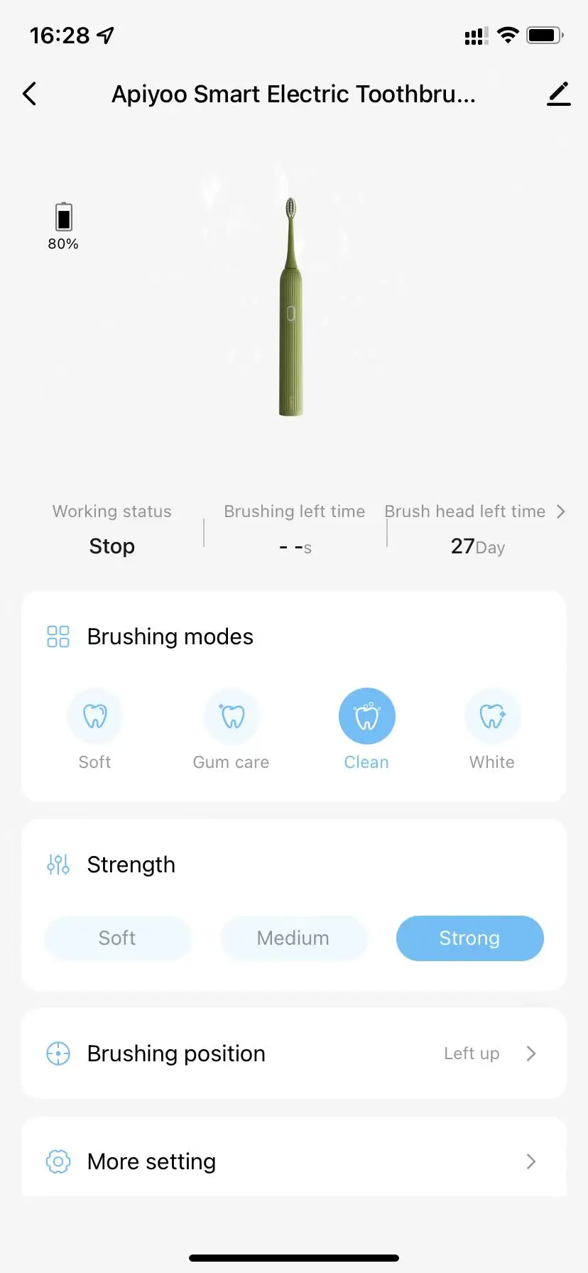Low MOQ Tuya App Control Bluetooth Portable Rechargeable Travel Adult IPX7 Waterproof Smart Sonic Electric Toothbrush