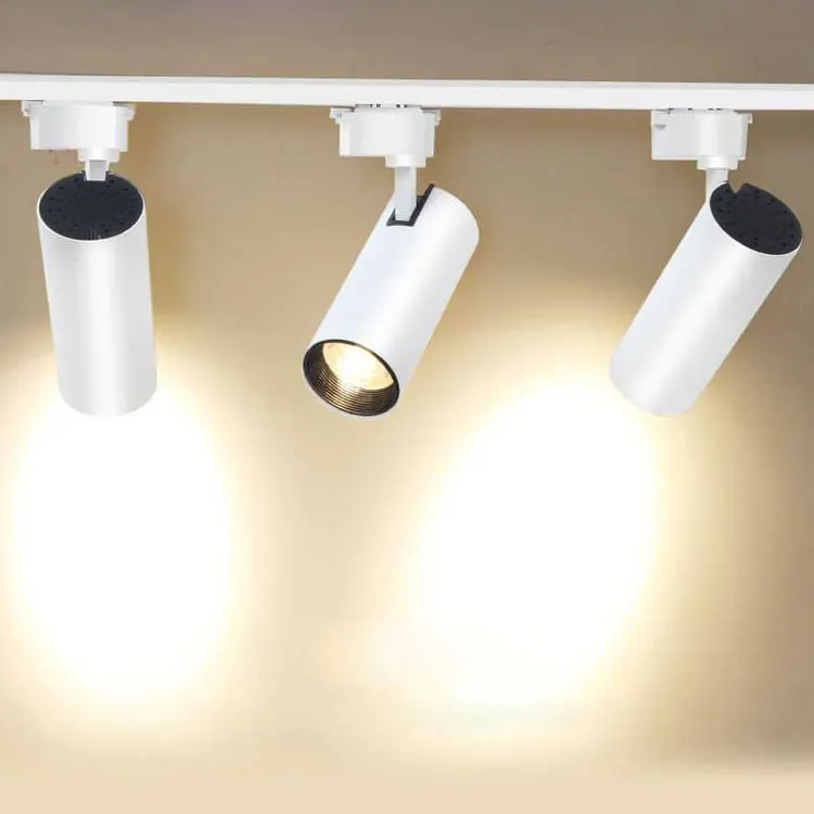 Commercial Track Lights Cob 20w 30w Spot Led Rail Light Spotlights