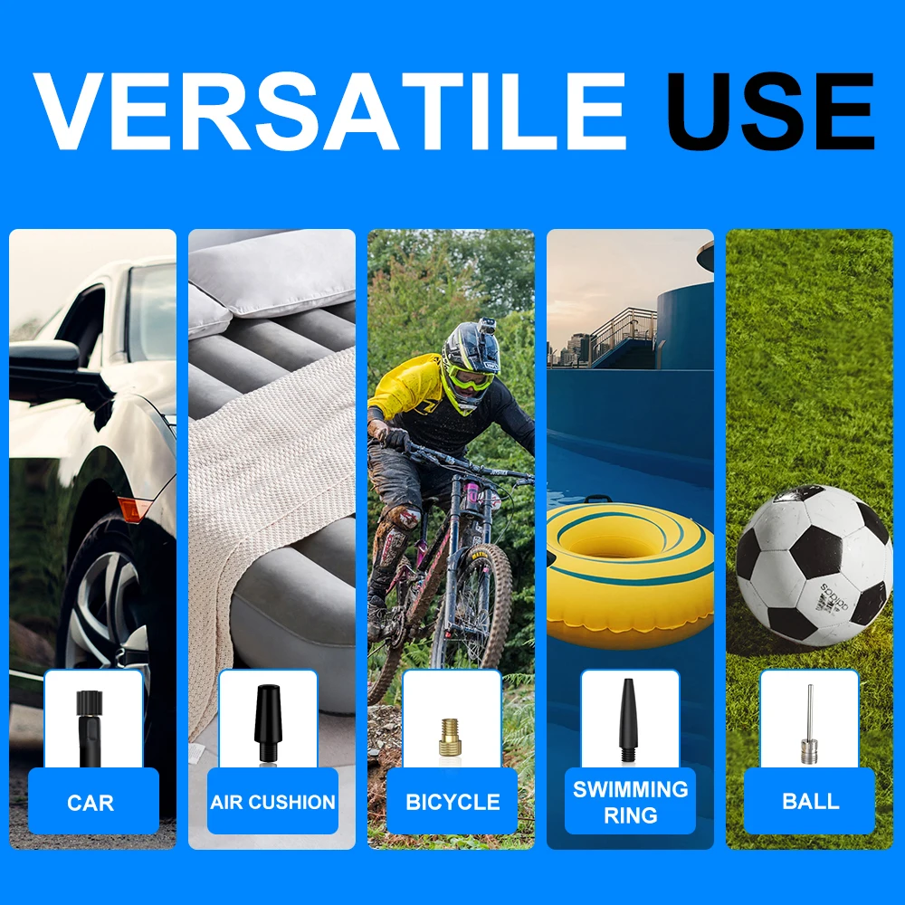 New Arrival Wireless Tire Inflator Digital Display Portable Car air Pump Inflator Pump for Bicycle Car Tires Lightweight