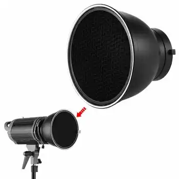 7inch Standard Reflector Diffuser Lamp Shade Dish 60 Degree Honeycomb Grid for Bowens Mount Studio Strobe Flash Light Speedlite product image