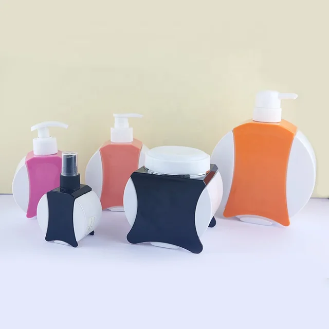 100 Ml 10Oz 200Ml Lotion Plastic White black Smooth Form Laundry Detergent baby 650Ml Shower Gel Body Shampoo Bottle With Pump