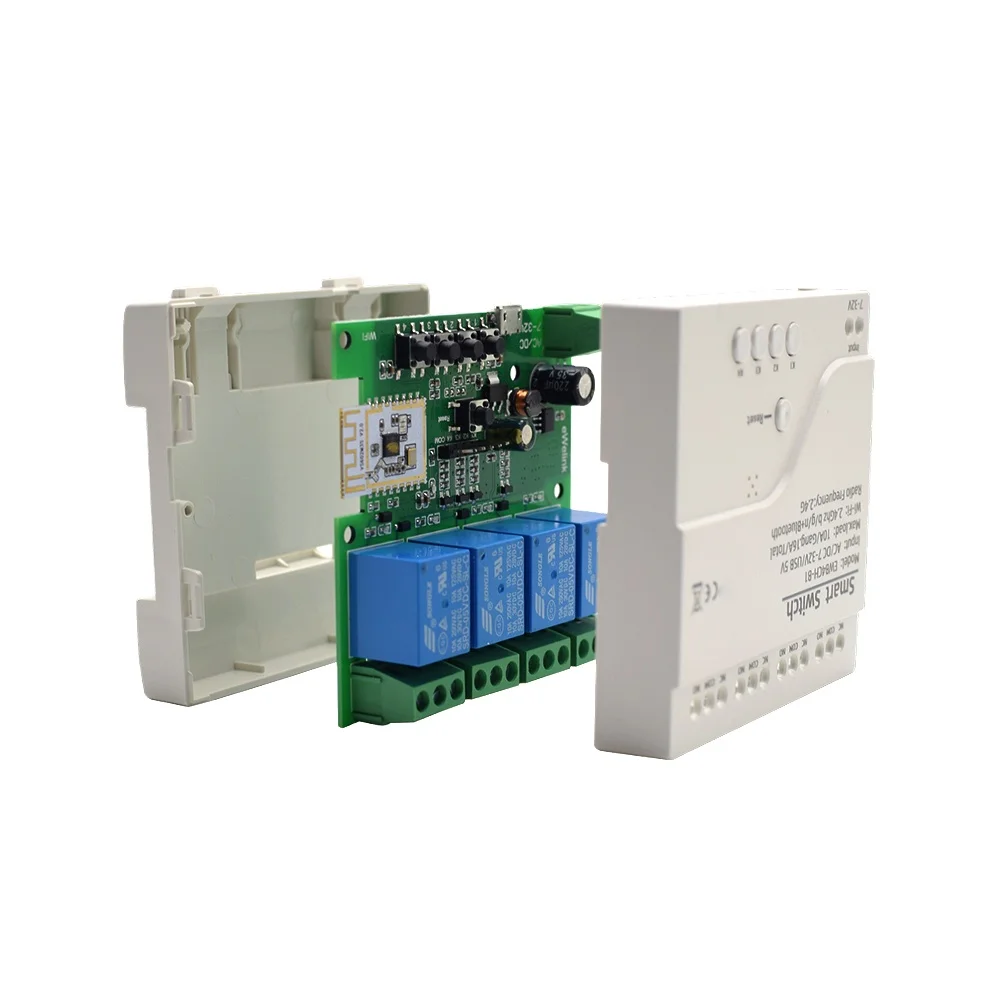 Smart Zigbee Door Opening Relay Module with RF433 Remote Control