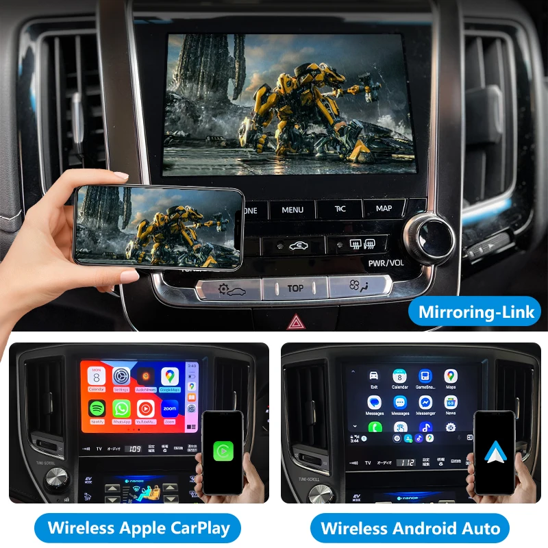 Toyota Crown S220 ARS220 AZSH20 AZSH21 GWS224 RS Wireless Apple CarPlay and  Android Auto Integration Kits for Toyota
