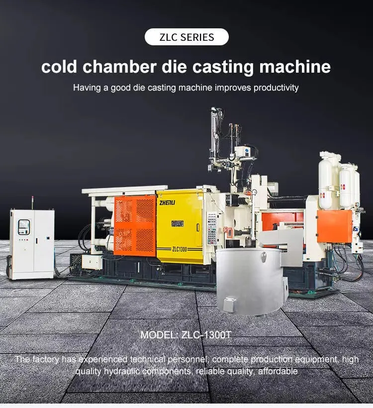 ZHENLI 1300T Car Parts Manufacturer Machine Cold Chamber Aluminium Pressure Die Casting Machine manufacture