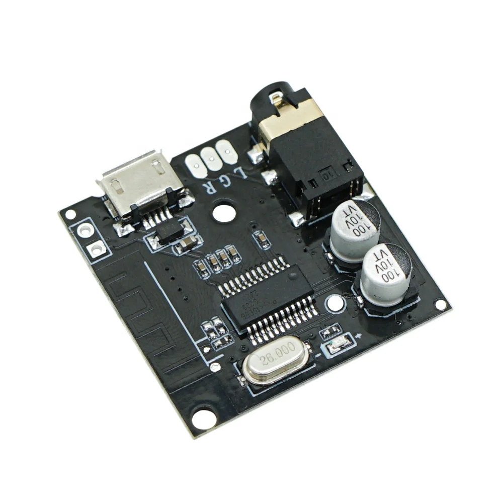MP3 Bluetooth Module Decoder Board MP3 Player Module Wire Earphone Output Power Supply 3.7V-5V