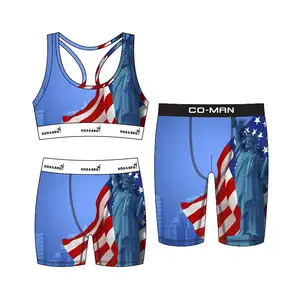 Premium Quality Summer Swimsuit Sports Bras Thong Ladies Custom Sexy Lingerie Two Piece Set