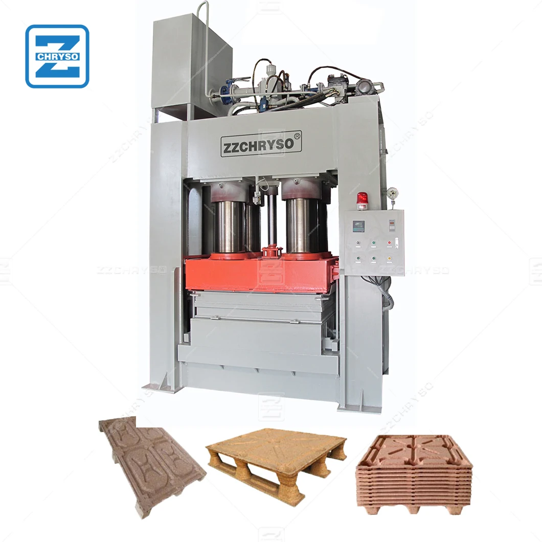 Compressed Wooden Pallet Press Machine Waste Wood Sawdust Pallet Extruder Hydraulic Wood Shaving