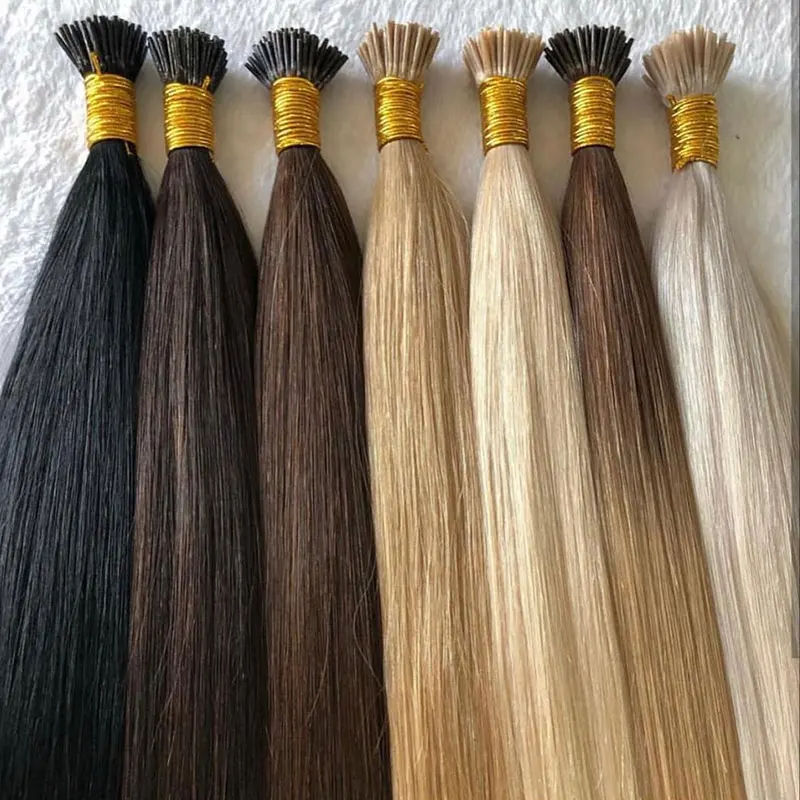 2025     Itip Hair Extensions 12A Double Drawn  Keratin I Tip Hair Extensions Human Hair at Wholesale Price details