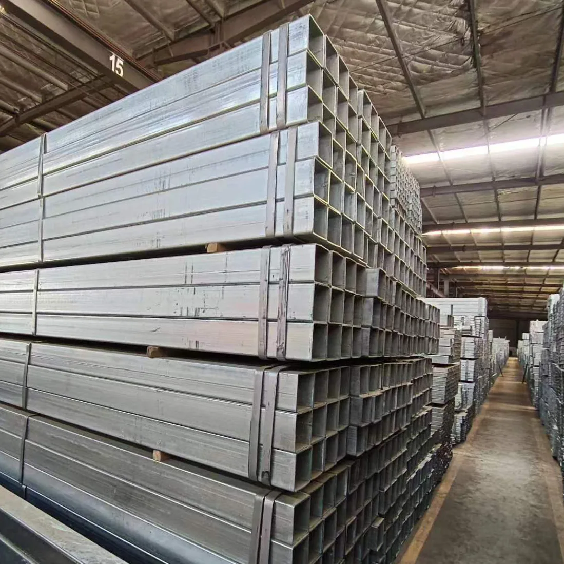 Astm Steel Profile Ms Square Tube Galvanized Surface Square Steel Gi ...