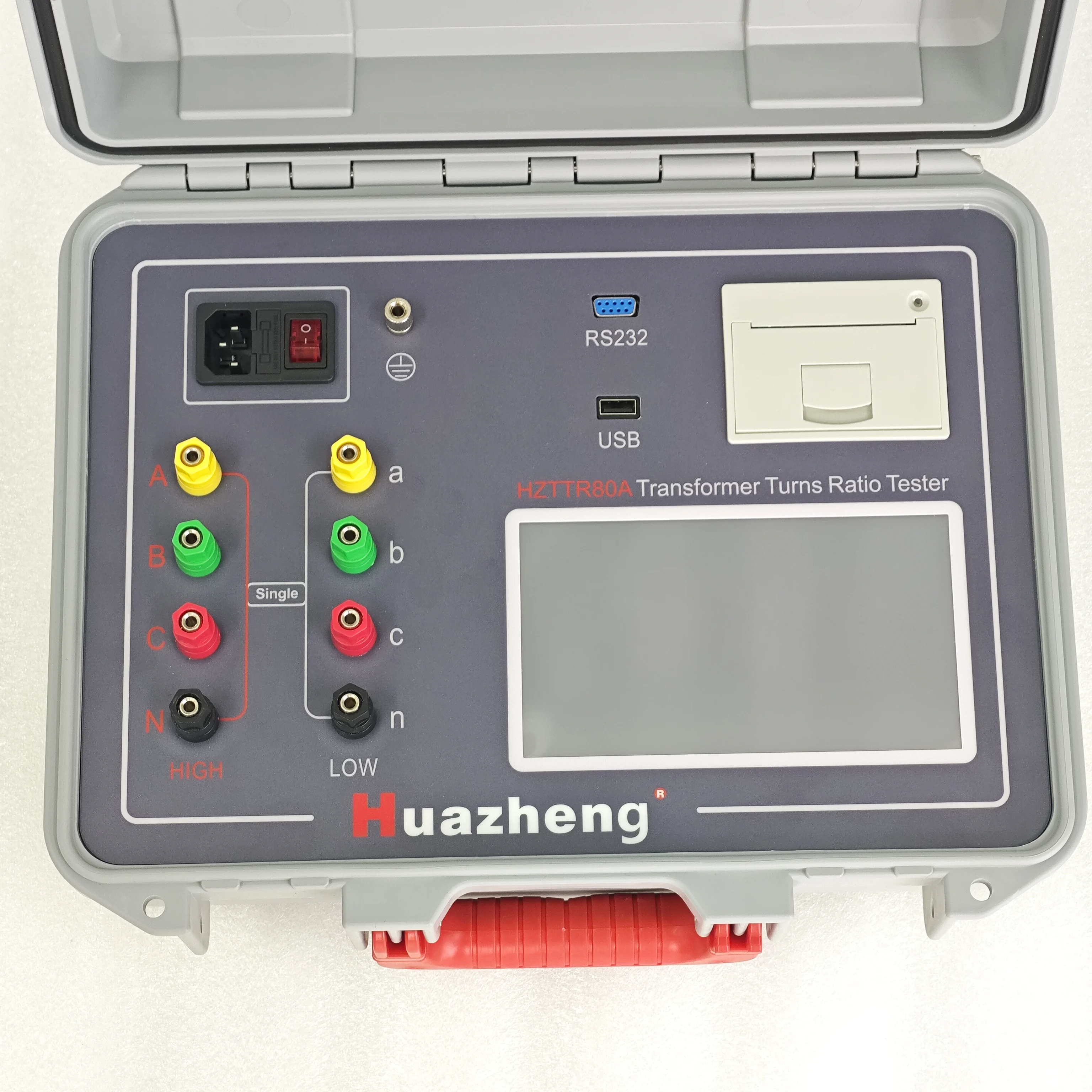 HZTTR80A Fully Automatic Transformer Test Device Turns Ratio Test Set